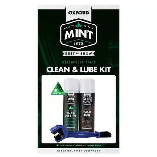 קיט שימון וניקוי שרשרת OXFORD MINT MOTORCYCLE CHAIN CLEAN&LUBE