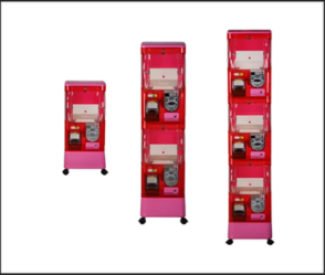 מכונת השקופה של צעצועי קפסולת 2 קומות 
