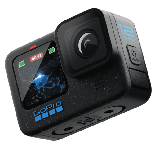מצלמת אקסטרים GoPro HERO12 Black, שנתיים אחריות יבואן רשמי 