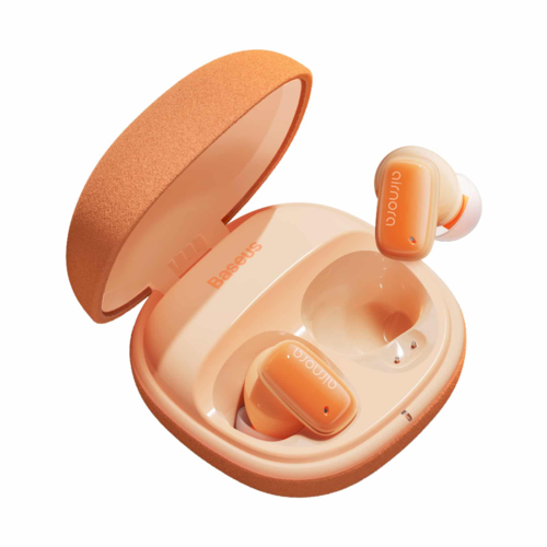 אוזניות אלחוטיות עם מסנן רעשים Baseus AirNora 2 True Wireless Earphones בצבע כתום