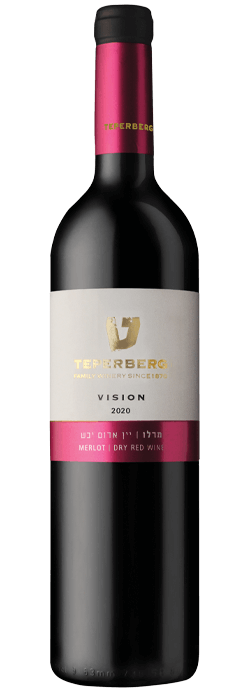 יין אדום מרלו מסדרת vision 