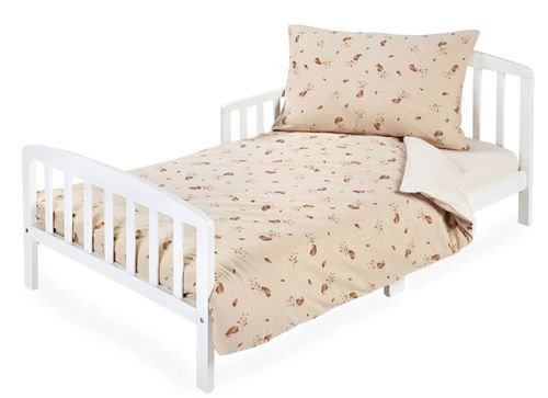 סט מצעים 3 חלקים למיטת יחיד מבד 100% כותנה - קיפוד