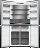 מקרר 4 דלתות 503 ליטר נטו Electra EL5510GBL עם מפסק תאורה - גימור זכוכית שחורה