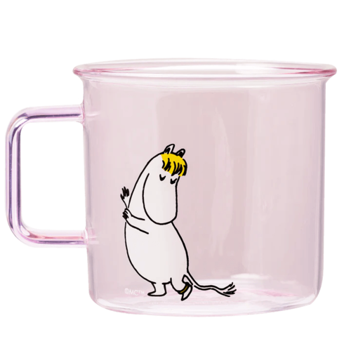 ספל זכוכית: Snorkmaiden, Light Pink