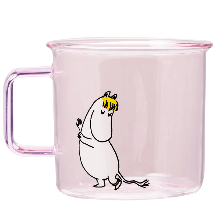 ספל זכוכית: Snorkmaiden, Light Pink
