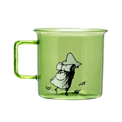 ספל זכוכית: Snufkin, Green