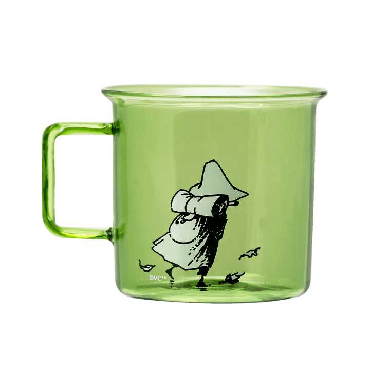 ספל זכוכית: Snufkin, Green
