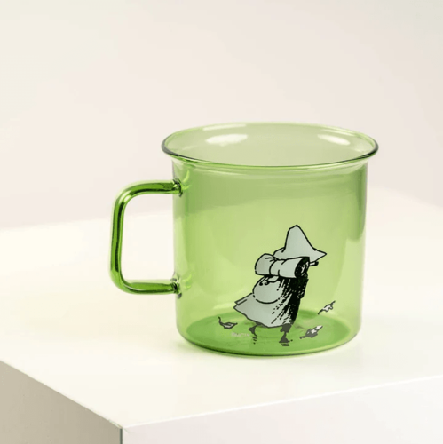 ספל זכוכית: Snufkin, Green