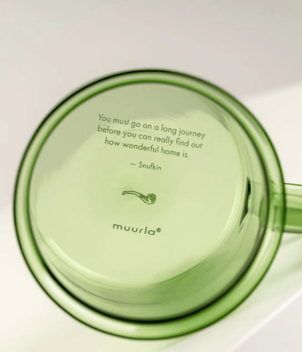 ספל זכוכית: Snufkin, Green