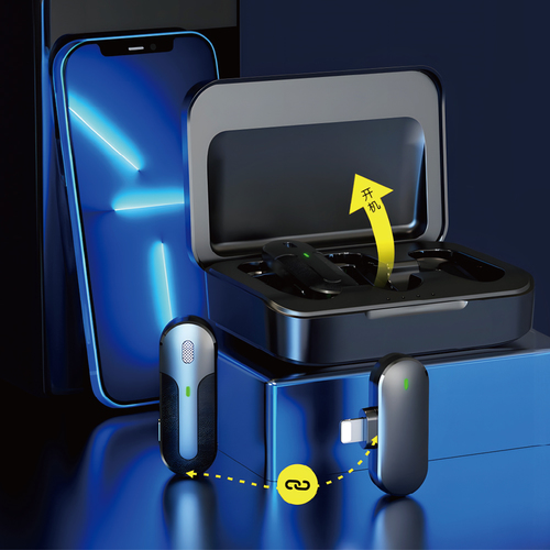 זוג מיקרופונים אלחוטיים לסמארטפון WIWU Wi-WM002 Type-C