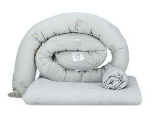 סט מצעים 3 חלקים לעריסת תינוק 100% כותנה ג