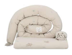 סט מצעים 3 חלקים לעריסת תינוק 100% כותנה ג