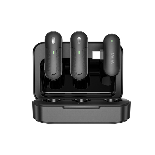 זוג מיקרופונים אלחוטיים לסמארטפון WIWU Wi-WM002 Lightning