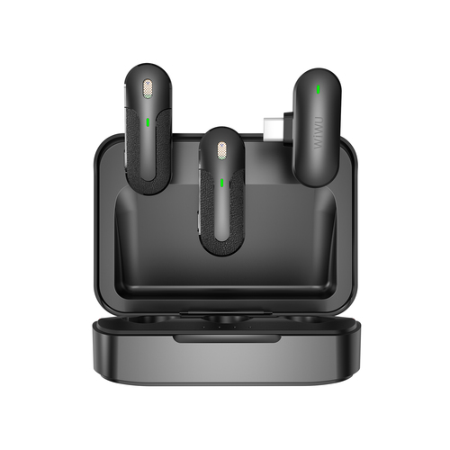 זוג מיקרופונים אלחוטיים לסמארטפון WIWU Wi-WM002 Lightning