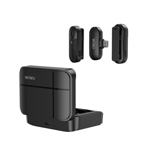זוג מיקרופונים אלחוטיים לסמארטפון WIWU Wi-WM002 Lightning
