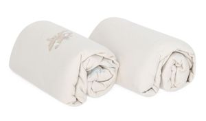 זוג סדינים לעריסת תינוק 100% כותנה ג