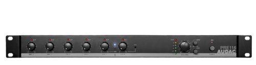 מיקסר התקנות סטריאו 6 ערוצים AUDAC PRE116