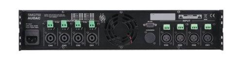 מגבר DSP ארבע ערוצים  WaveDynamics™ 4 x 750W AUDAC SMQ750