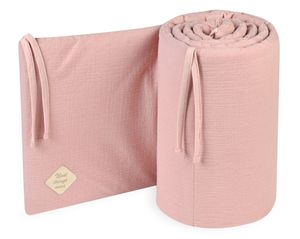 מגן ראש לעריסת תינוק מבד 100% כותנה טטרא - ורוד GOOD THINGS