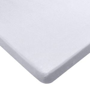 סדין לעריסת תינוק 100% כותנה טריקו - לבן