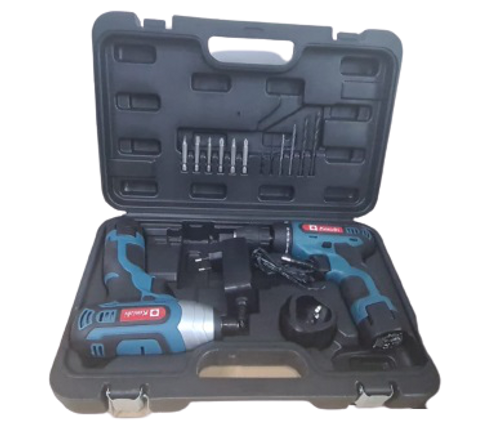 KO-1212LS סט מברגת אימפקט + גיר ליתיום 12V