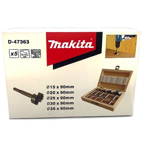 סט מקדחים לעץ 5 יח' מבית MAKITA