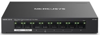 רכזת רשת HUB 8 PORT MERCUSYS GIGABIT 1+7POE+ 65W הספקMS105GP  MS108GP