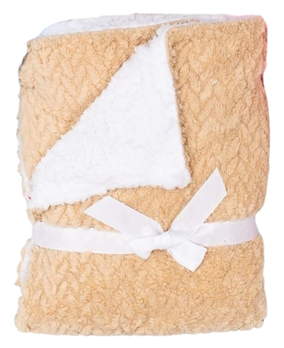 שמיכת תינוק דו-צדדית ג'קארד 91 על 76 ס