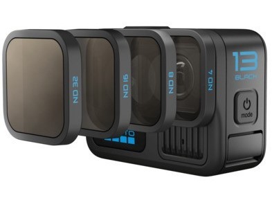 ערכת 4 עדשות מסנני ND למצלמת GoPro Hero13 Black