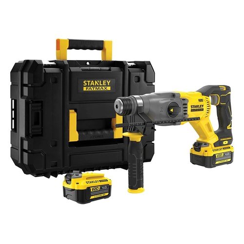פטישון נטען  20 וולט J2 20V FMCH900B  STANLEY [  סוללות 4 אמפר 2 יחידות ]