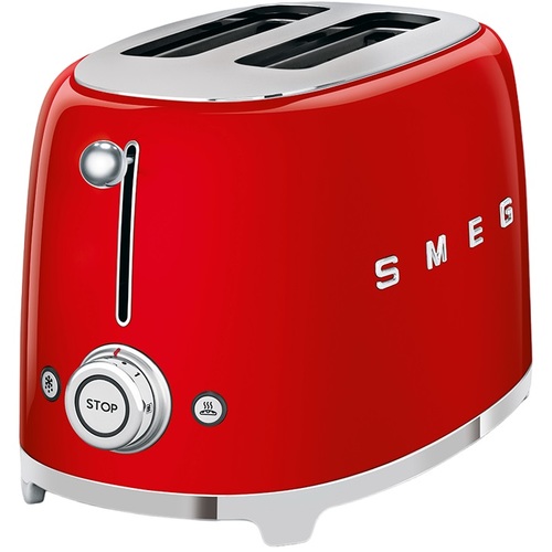 מצנם 2 פרוסות SMEG דגם TSF01RDEU אדום מבריק