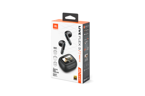 אוזניות אלחוטיות JBL Live Flex 3 True Wireless שחור 
