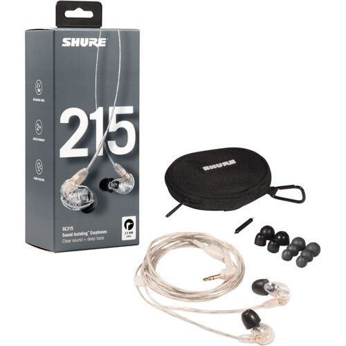 אוזניות חוטיות מבודדות רעשים Shure SE215