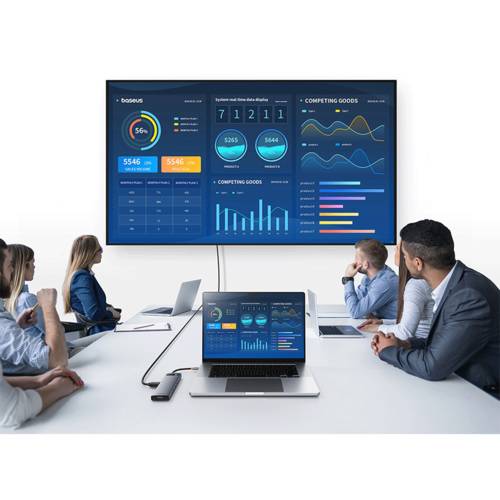 מפצל Baseus Metal Gleam Series 11-Port HUB