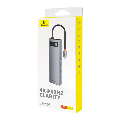 מפצל Baseus Metal Gleam Series 11-Port HUB