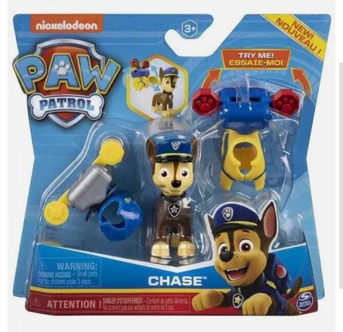 מפרץ הרפתקאות - דמות משחק CHASE   עם  אביזרים - PAW PATROL