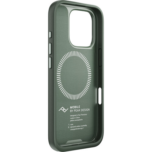 Peak Design Mobile Everyday Loop כיסוי עם לולאה ל iPhone 16 Pro (ירוק Sage)