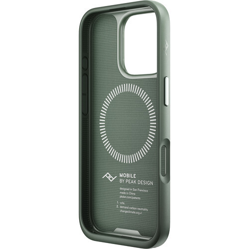 Peak Design Mobile Everyday Loop כיסוי עם לולאה ל iPhone 16 Pro (ירוק Sage)