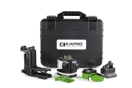 פלס לייזר ירוק 3 קווים עם חצובה 1.5 מטר 883G PROLASER® 3D ALL-LINES