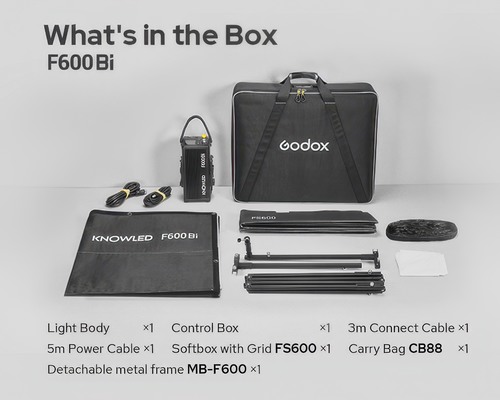 משטח אור Godox KNOWLED F600Bi LED