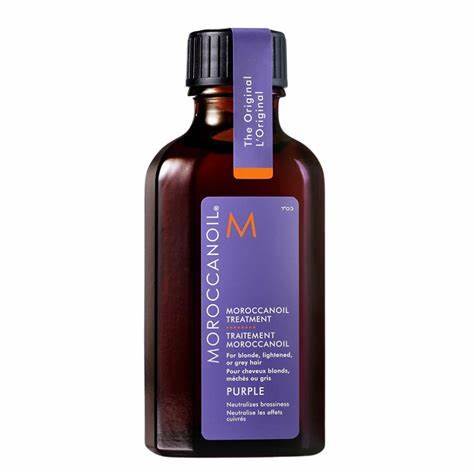 שמן הזנה טיפולי סילבר לשיער בלונד MOROCCANOIL שמן מרוקאי 50ML