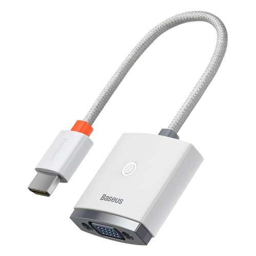 מתאם למסכים Baseus Adapter HDMI to VGA 3.5 mm Aux & Micro USB