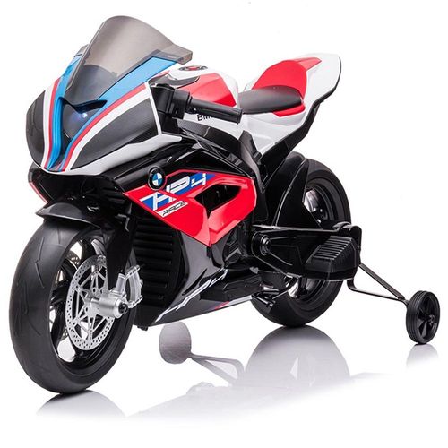 אופנוע ממונע BMW 12V דגם HP4 עם גלגלי עזר ניתנים להסרה