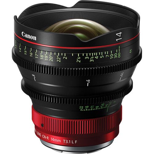 עדשת וידאו קולנועית Canon CN-R 14mm T3.1 L F