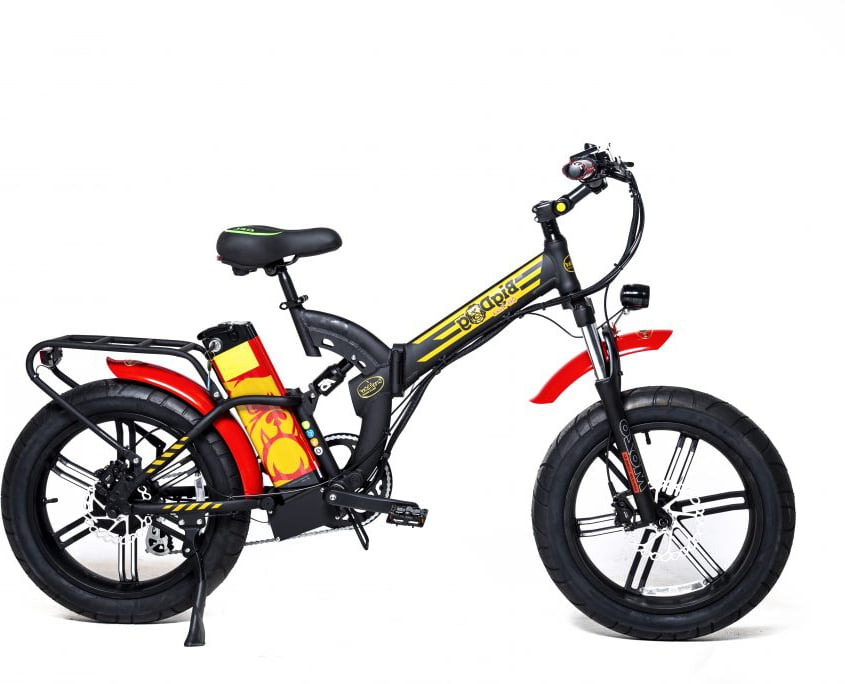 ‏אופניים חשמליים ‏מתקפלים GreenBike Big Dog Off Road