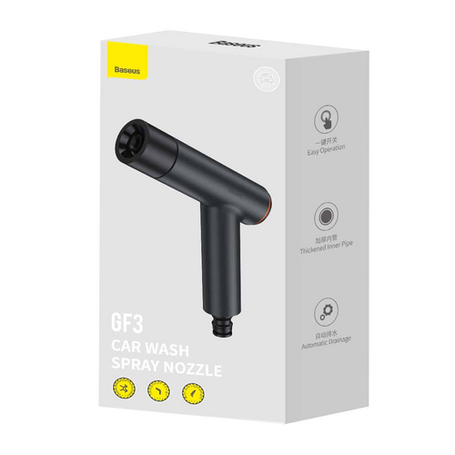 אקדח שטיפה בלחץ Baseus GF3 Car Wash Spray Nozzle – אורך 7.5 מ'