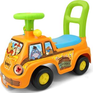 בימבה 2 ב 1 אפקטים קוליים, אורות ותא אכסון מתחת למושב - פו הדב