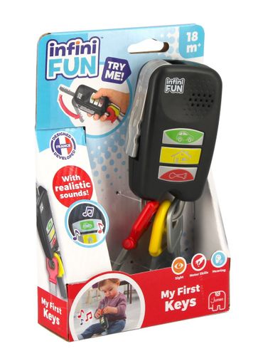 שלט רכב עם מפתח קופץ ואפקטים קוליים