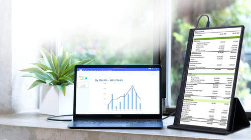 מסך מחשב נייד ASUS ZenScreen MB166C Full HD IPS 15.6'' USB