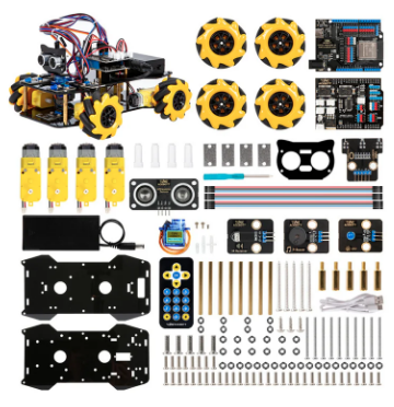 קיט/ערכה לבניית מכונית 4X4 חכמה ACEBOTT ESP32